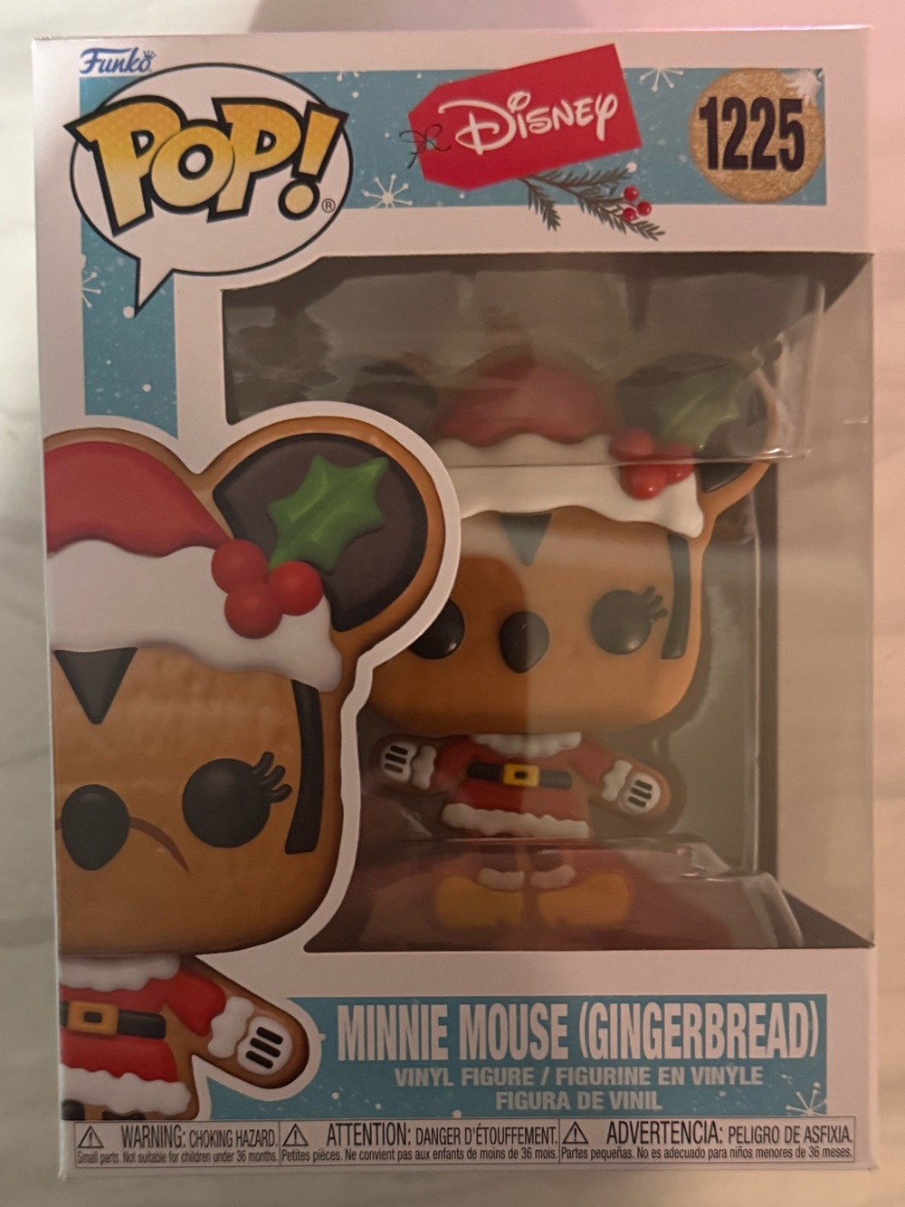 Funko Pop! Disney Minnie Mouse Gingerbread – Brown, Red, White & Green